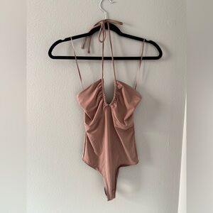 Abercrombie & Fitch Bodysuit Halter Neck